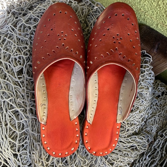 Shoes - Handmade original leather women’s shoes/slippers